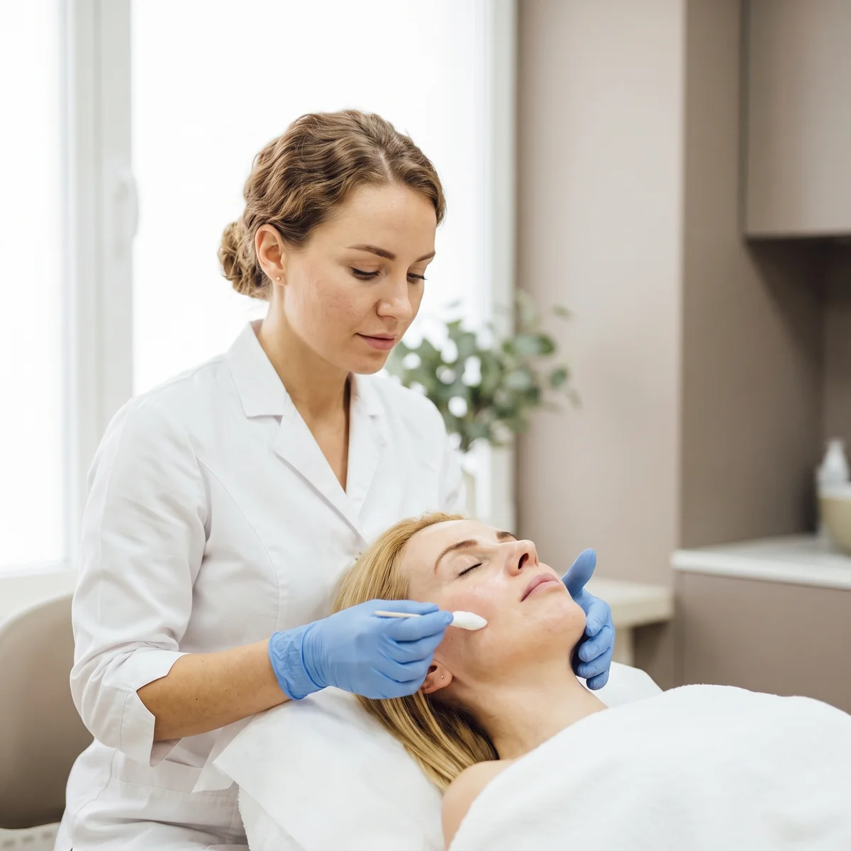 Fruchtsäure-Peeling im Rahmen von Akne Detox Skin